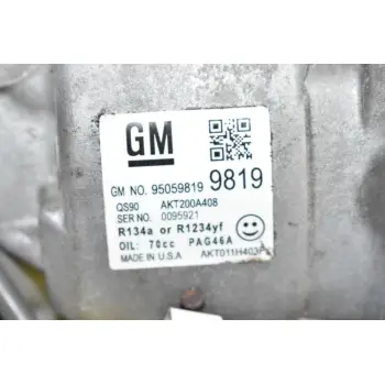 Κομπρεσέρ Aircondition - A/C Chevrolet Cruze / Aveo 1.6 1.8 1.4 F16D4 2008-2019 95059819 AKT200A408 (Opel ADAM/ Insignia) (Γνήσιο)