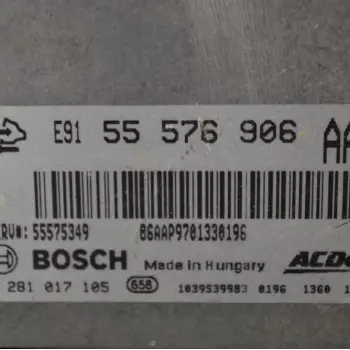 Εγκέφαλος Κινητήρα Opel Insignia A20DTH BOSCH 55576906 0281017105