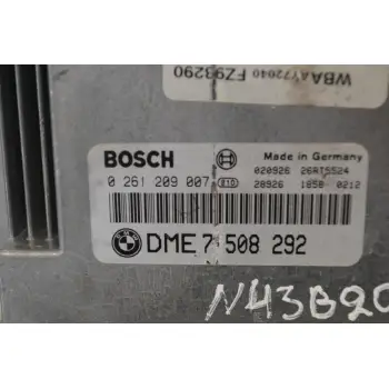 Εγκέφαλος  Bmw 318i / 316i E46 N43B20 2001-2005 Bosch 0261209007
