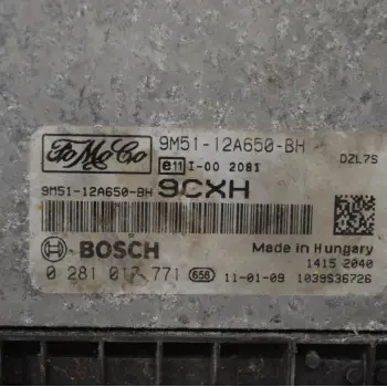 Εγκέφαλος Ford Focus 1.6D G8DD 2003-2015 9M51-12A650-BH 0281017771 1039S36726