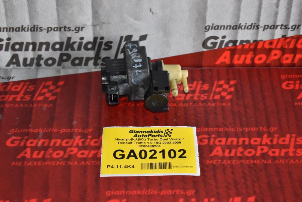 Ηλεκτροβαλβίδα Turbo Opel Vivaro / Renault Traffic 1.9 F9Q 2002-2009 8200486264