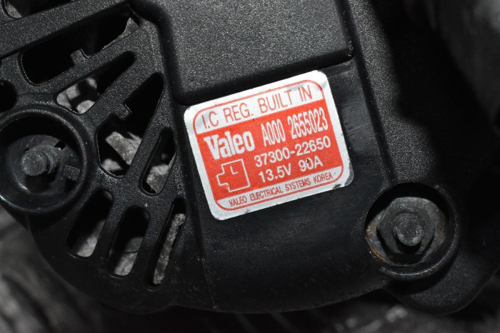 Δυναμό  Kia Rio - Hyundai Accent - Tucson G4GC 90Α 2005-2012 37300-22650 VALEO (Με Χτύπημα)