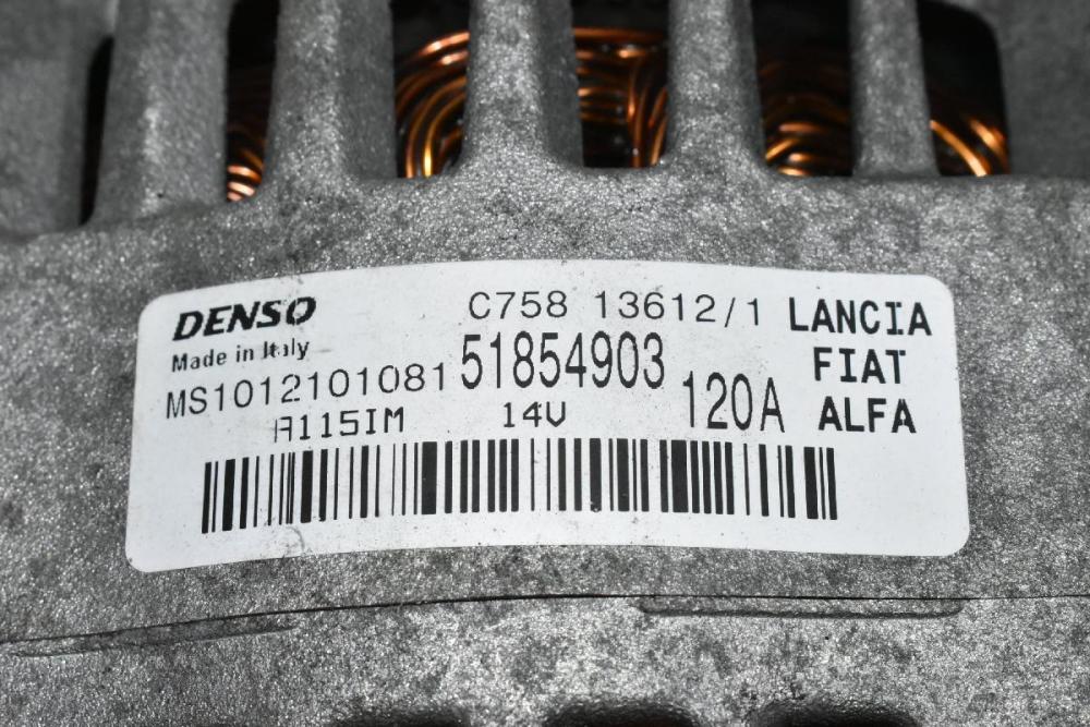 Δυναμό Alfa Romeo Mito / Giulietta 1.4 Turbo MultiAir 170ps 940A2000 2009-2018 (1.6 - 2.0) MS1012101081 51854903