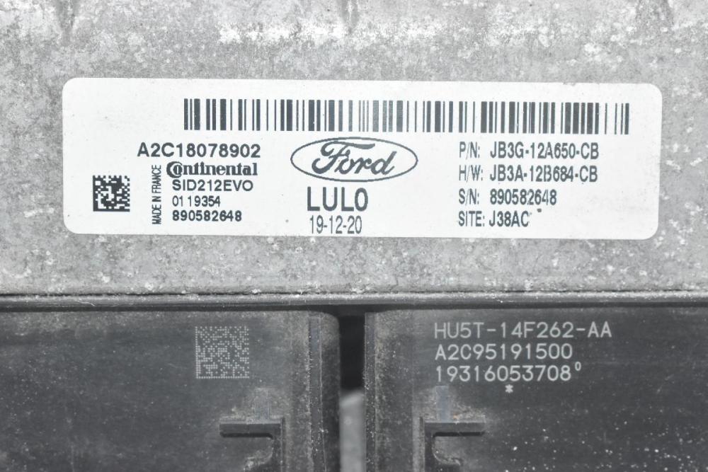 Εγκέφαλος Ford Ranger Wildtrak 2.2 2016-2024 JB3G-12A650-CB JB3A-12B684-CB 890582648 A2C18078902 (Γνήσιο)