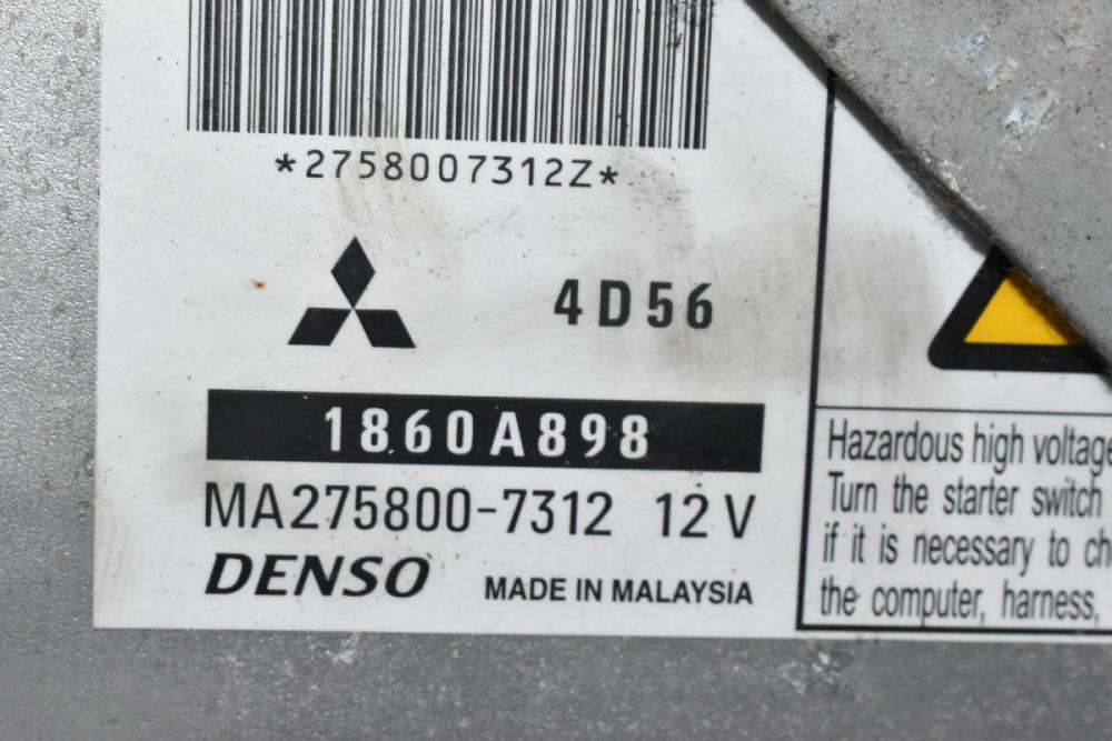 Εγκέφαλος Κινητήρα Mitsubishi L200 KB4 2.5 DID 4D56U 2005-2015 1860A898 MA275800-7312