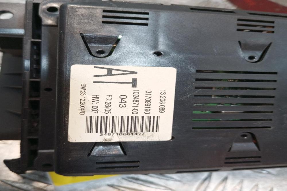 Οθόνη Opel Astra H 2004-2010 317099190 13208089 1 φις