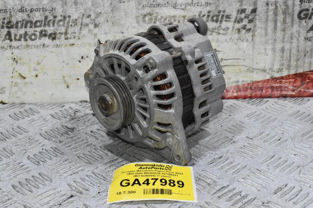 Δυναμός Mitsubishi Pajero Pinin 4G94 1998-2005 MD360635 A3TB0291 (MITSUBISHI) (Γνήσιο)