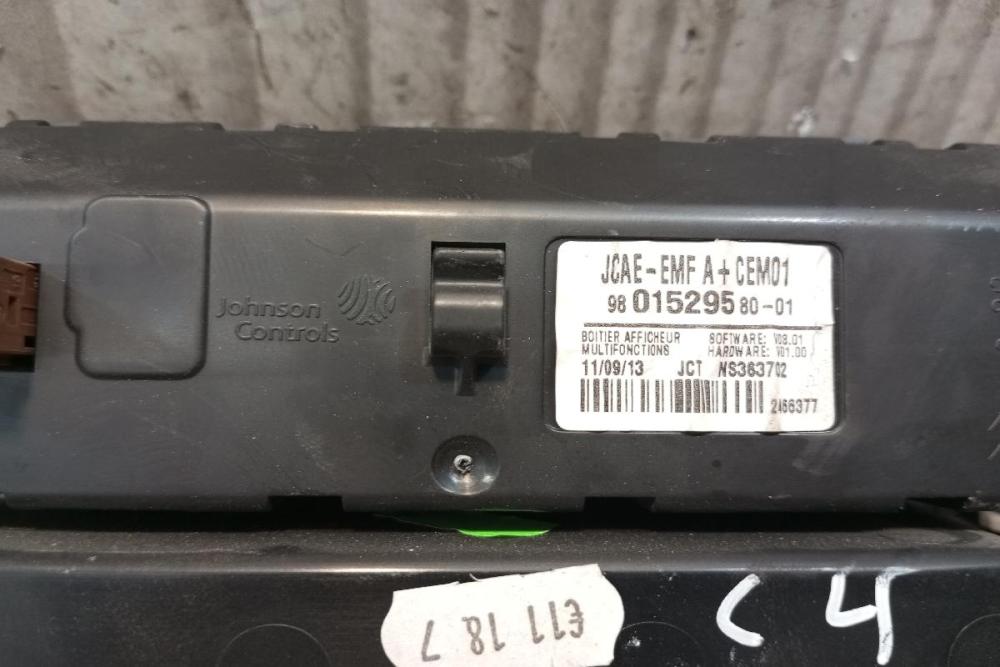 Οθόνη Πολλαπλων Ενδειξεων Citroen C4 2011-2014 4 pins 9801529580-01