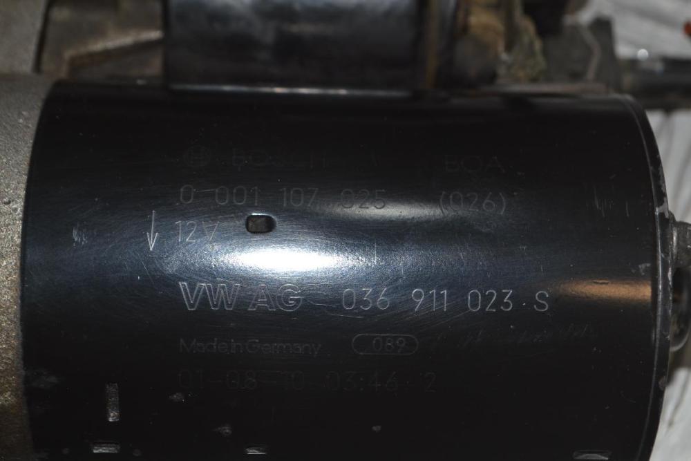 Μίζα Volkswagen Polo 9 Δόντια Αρ.Κινητήρα AUD 1995-2001 036911023S 0001107025