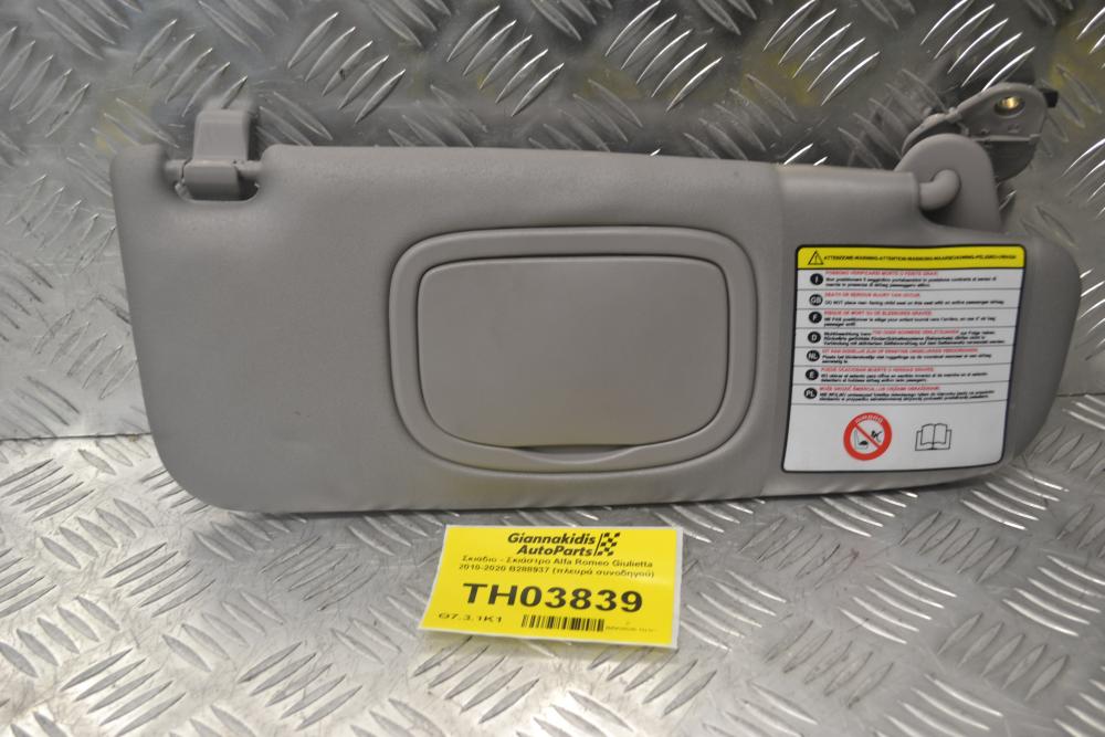 Σκιάδιο - Σκιάστρο Alfa Romeo Giulietta 2010-2020 B288937 (πλευρά συνοδηγού)