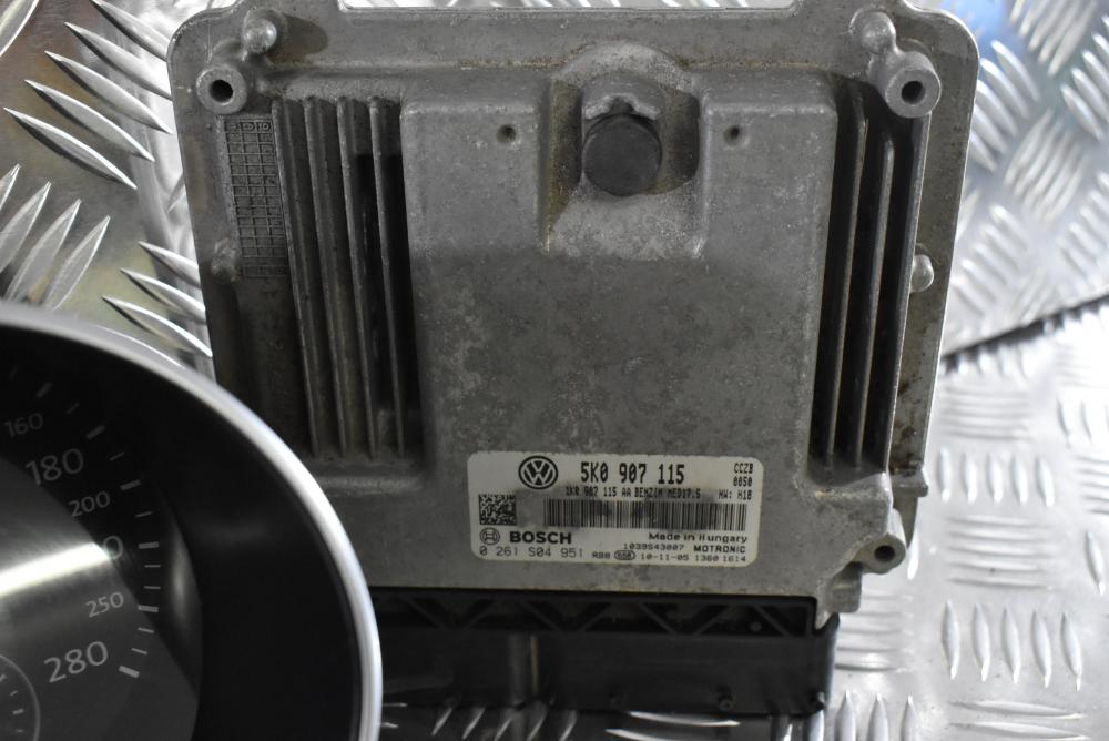Εγκέφαλος / ΣΕΤ Immobilizer Volkswagen Golf GTI 2.0 CCZ 2008-2013 5K0907115 1K0907115AA 0261S04951 1039S43007 1K0937087L 5K6920871 1K0905851B 1K0953527C